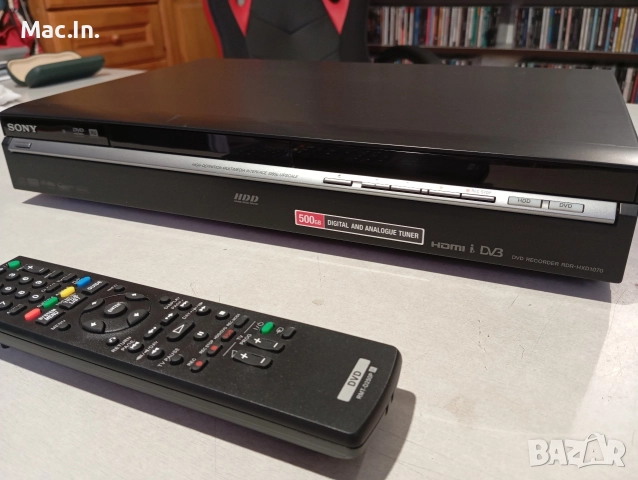 SONY DVD Recorder RDR-HXD1070, снимка 8 - Плейъри, домашно кино, прожектори - 52773635