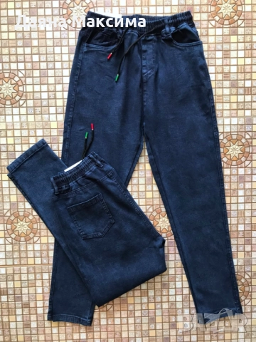 Дънки с ластична талия 🎀2ХЛ 3ХЛ