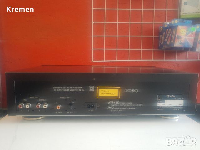 CD DENON DCD 101S, снимка 3 - Ресийвъри, усилватели, смесителни пултове - 45551140