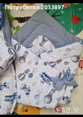 Jukki одяло-чувалче с панделка, снимка 1