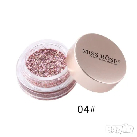 Цветен блясък за лице и коса MISS ROSE, снимка 11 - Аксесоари за коса - 47730920