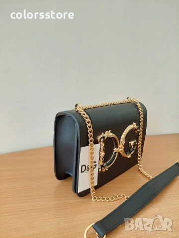 Черна чанта D&G/SG-VS1, снимка 3 - Чанти - 39924506