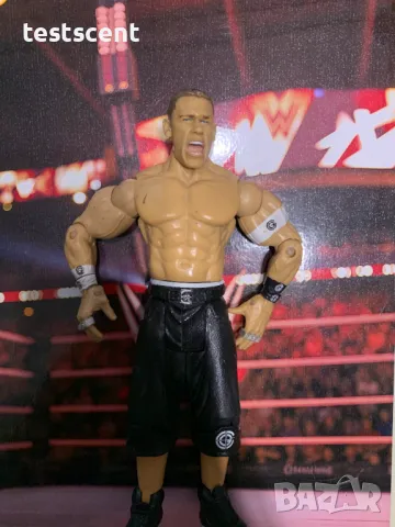 Екшън фигура WWE John Cena Джон Сина Jakks Basic Black Cenation figure играчка, снимка 8 - Колекции - 49552492