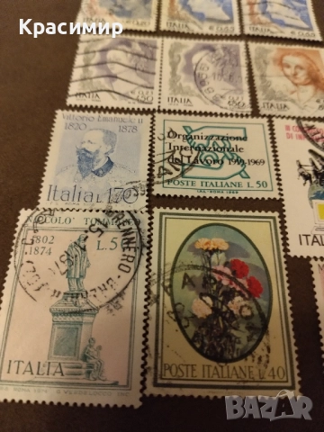 Пощенски марки Италия , снимка 2 - Филателия - 51695341