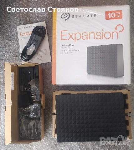 Външен диск Seagate Expansion 10TB, снимка 4 - Външни хард дискове - 54266740