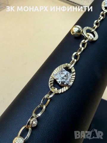 Златна гривна /585/, снимка 9 - Гривни - 54102159