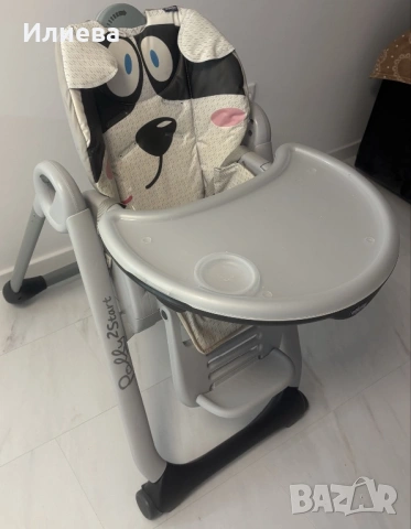 CHICCO J0509.1 Стол за хранене POLLY 2 START HONEY BEAR, снимка 2 - Столчета за хранене - 53736478