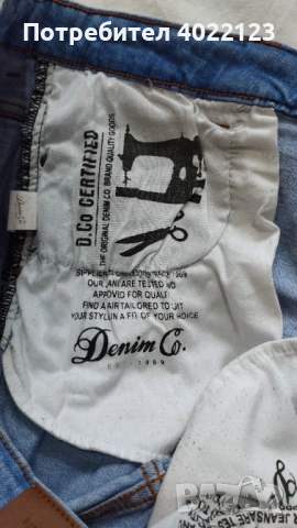 Denim Co - 2 броя къси дънки (джинси), снимка 2 - Дънки - 54037411