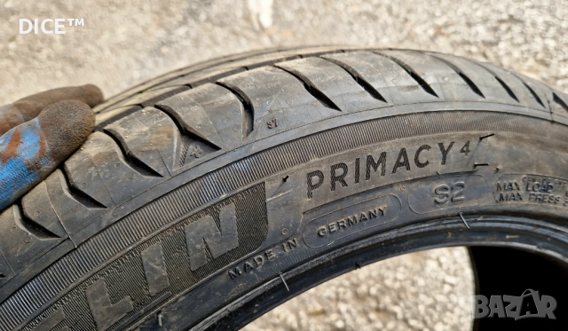 1бр 225/45/17 лятна гума Michelin Primacy 4. DOT 2024. Летни гуми Мишелин , снимка 5 - Гуми и джанти - 52651445