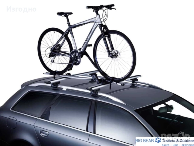 Thule ProRide 598 Вело багажник за напречни греди БЕЗПЛАТНА ДОСТАВКА, снимка 3 - Аксесоари и консумативи - 54167336