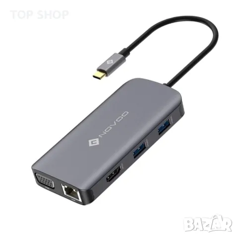 NOVOO 9 в 1 R9 USB C ХЪБ, снимка 1 - Друга електроника - 48735197