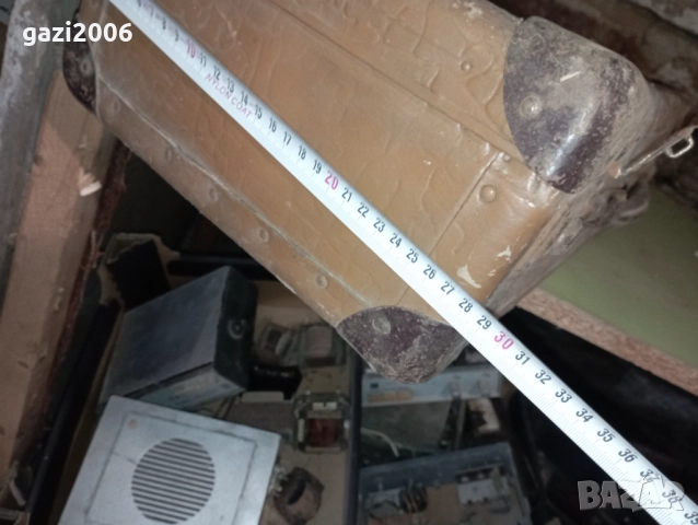 Кожен куфар-Антика, снимка 5 - Антикварни и старинни предмети - 52617079