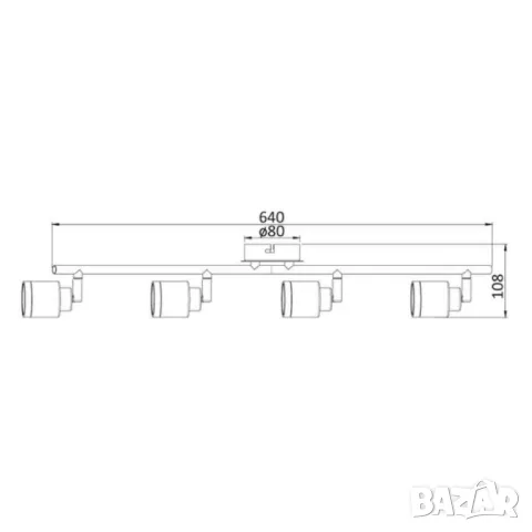 Спот 1-ца Акoma, 1*Gu10 4W(вкл), 230V, снимка 8 - Други - 46860834