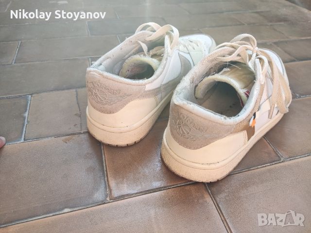 beige brown custom low air jordan 1x, снимка 3 - Кецове - 46716967