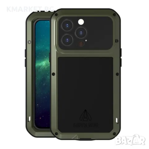 Apple iPhone 13 Pro LOVE MEI Удароустойчив/Водоустойчив Калъф и Протектор, снимка 6 - Калъфи, кейсове - 48173616