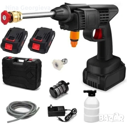 Акумулаторна водоструйка с 2 батерии 48V, снимка 5 - Парочистачки и Водоструйки - 53850083