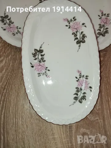 Едновремешни порцеланови чинии, снимка 4 - Чинии - 49754422