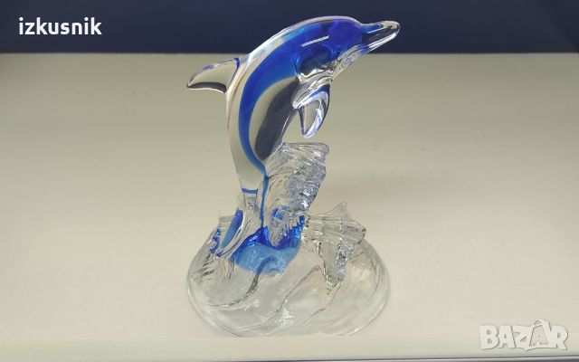 Dolphin от Cristal d,Arques Франция, снимка 9 - Статуетки - 45385135