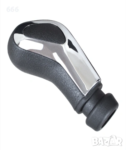 Топка за скоростен лост, M MODECAR, черна + ярък хром, 5 скорости + R, за Citroen и Peugeot, снимка 2 - Аксесоари и консумативи - 53297511