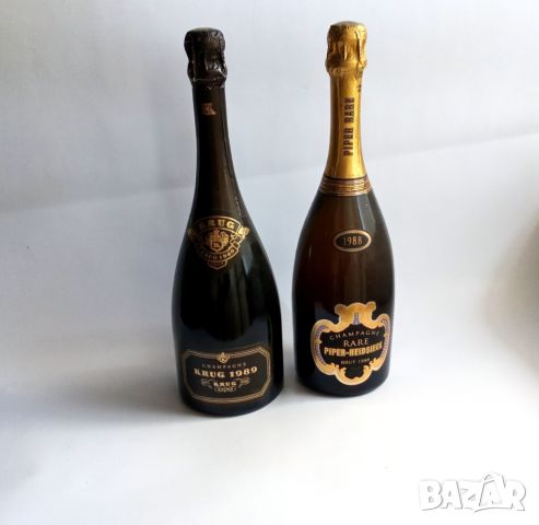 Стари бутилки шампанско Krug, снимка 6 - Колекции - 46453123