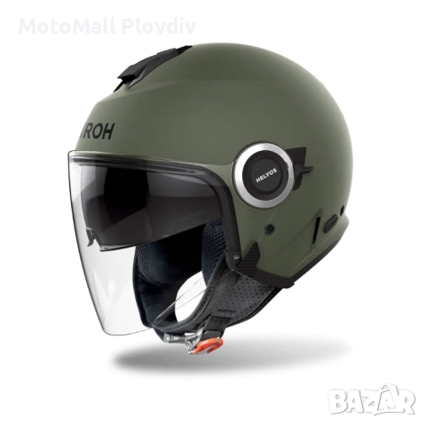 Онлайн Промо! Airoh Скутерска каска Helyos Color Military Green Matt, снимка 2 - Аксесоари и консумативи - 51670043