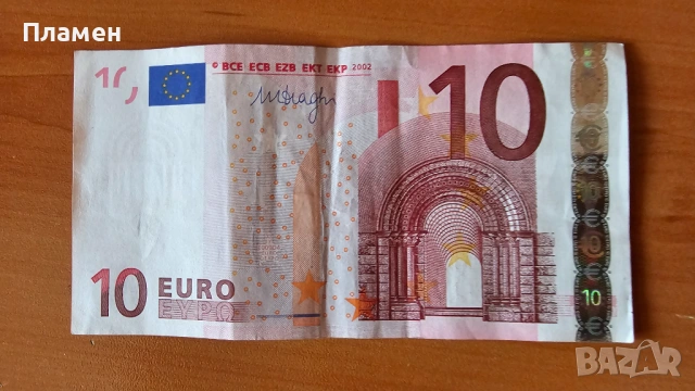 Банкнота 10 €  - 2002 г.
