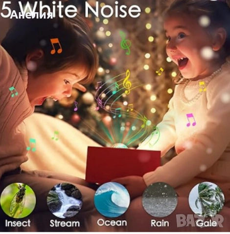 Северно сияние, RGB звездно небе, лазерен проектор, светлина бял шум, снимка 4 - Прожектори - 53363290