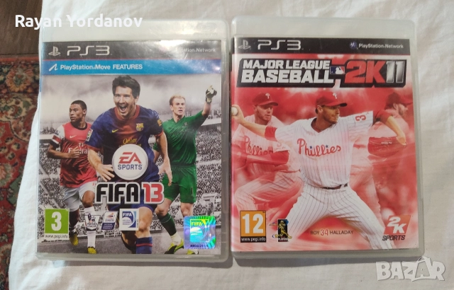 FIFA 13 & MAJOR LEAGUE BASEBALL 2K11 за PS3