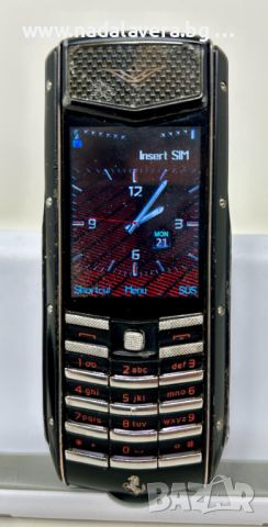 Мобилен телефон Vertu Ferrari Ascent Ti - Limited Edition, Carbon, снимка 2 - Vertu - 46278084