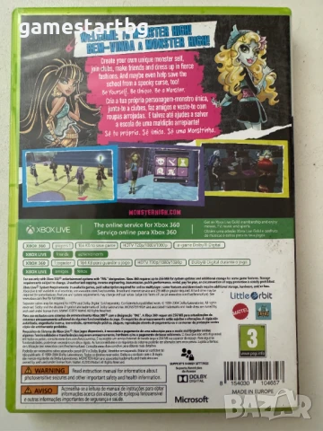 Monster High New Ghoul In School за Xbox 360, снимка 2 - Игри за Xbox - 50841904