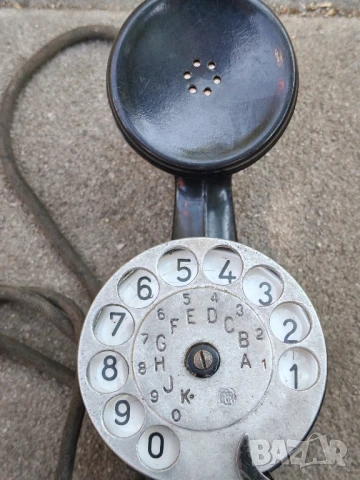 Винтидж тестова телефонна слушалка,телефон. , снимка 5 - Антикварни и старинни предмети - 51192564