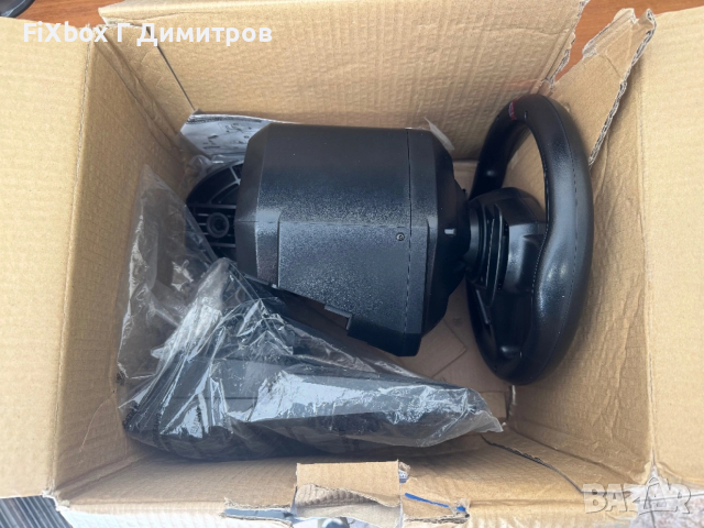 Нов Волан с педали Thrustmaster - T128 за PC PS4 PS5 , снимка 10 - Аксесоари - 54146161
