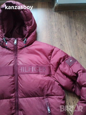 tommy hilfiger regular fit bordo - дебело мъжко яке М, снимка 7 - Якета - 53328352