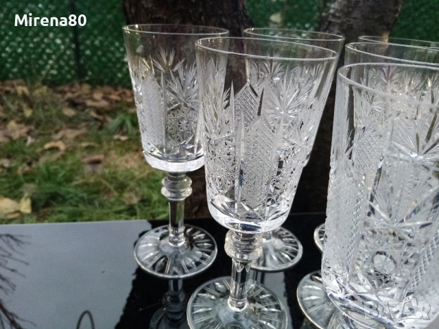 * Ропотамо * - кристален сервиз за вино, снимка 2 - Сервизи - 52959331