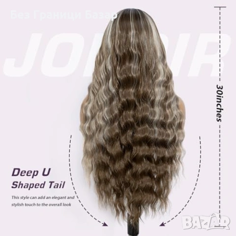 Нова Перука за Парти и Ежедневие, Висококачествена коса за жени прическа, снимка 5 - Аксесоари за коса - 53166532