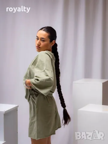 Зелен дамски комплект , снимка 2 - Комплекти - 49702992