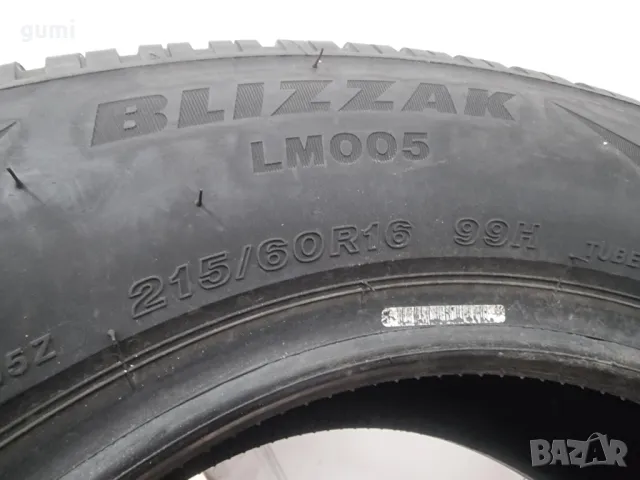 2бр зимни гуми 215/60/16 BRIDGESTONE L02229 , снимка 4 - Гуми и джанти - 48690627