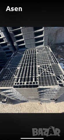 Пластмасови палети DE4 1300х1100х130 EXN, снимка 2 - Друго търговско оборудване - 53180566