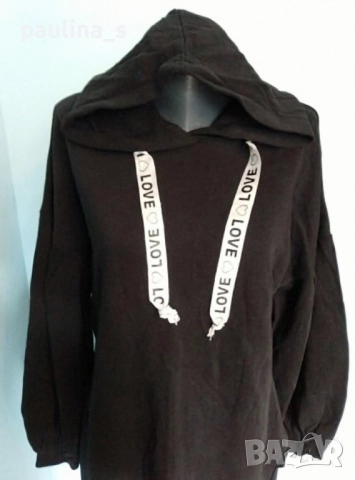 Два различни броя / 2XL / 5XL / Памучна рокля тип туника с качулка "Zara" , снимка 18 - Рокли - 37416558