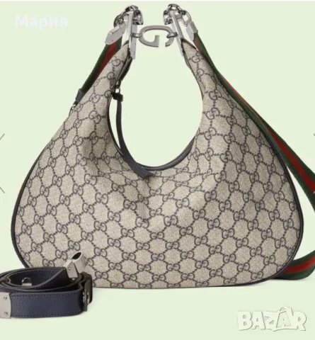 Елегантна Гучи/Gucci „Attache-Аташе” чанта с 2 дръжки, снимка 7 - Чанти - 49899449