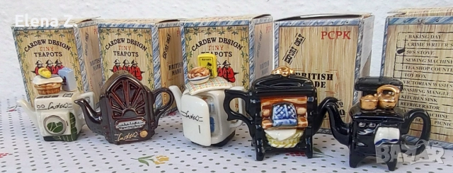 5 миниатюрни чайника Paul Cardew Tiny Teapots, снимка 11 - Колекции - 52798432