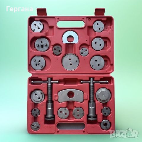 Комплект инструменти KraftRoyal за спирачни апарати и накладки - 21 Части, снимка 2 - Други инструменти - 46385106