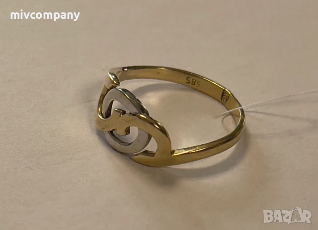 Златен Пръстен 2.2гр. Размер 56, снимка 3 - Пръстени - 51379476