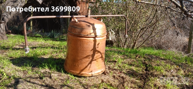 Продавам меден казан за ракия 80л.