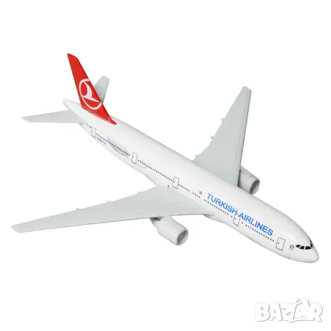 Бойнг 777 самолет модел макет Turkish Airlines метален лайнер, снимка 5 - Други - 48152101