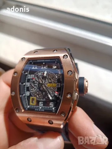 Richard mille RM 030 automatic mechanical watch gold Ричард Майли автоматичен механичен часовник , снимка 18 - Други - 48989617