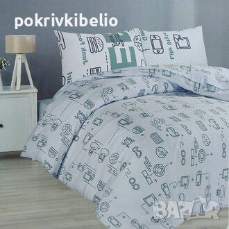#Спално #Бельо, в размер за единично легло и персон и половина, 100% памук, Ранфорс Произход БГ., снимка 7 - Спално бельо - 39381268