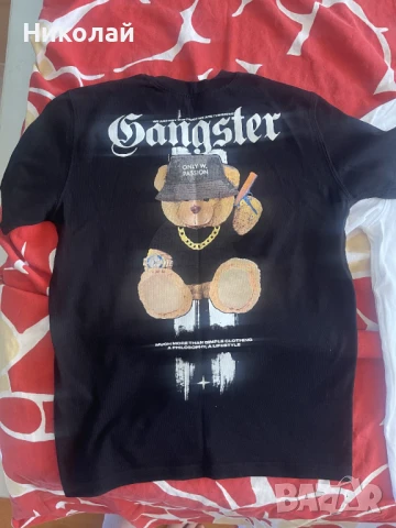 НОВИ!Тениски с печат MADE BY SOCIETY 7-10г., снимка 2 - Детски анцузи и суичери - 50344236