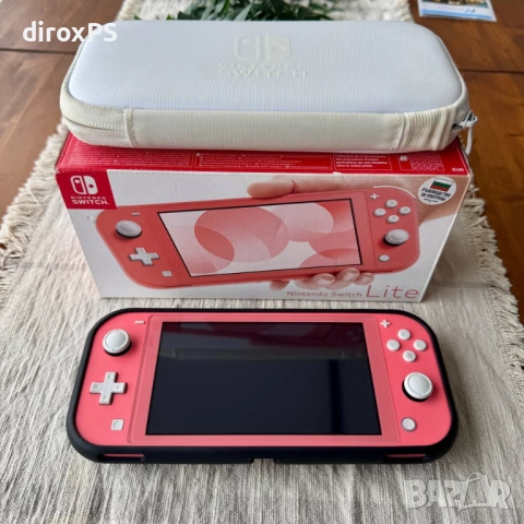 Nintendo Switch Lite с чип - 128GB и игри, снимка 5 - Nintendo конзоли - 54208921