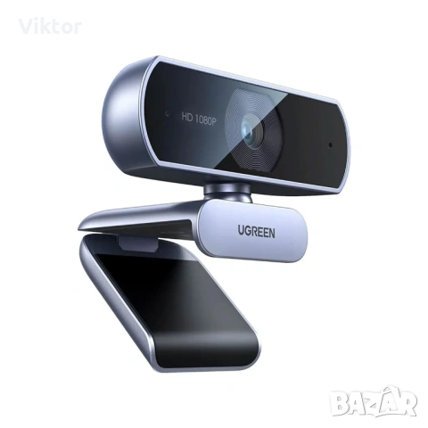 Уеб камера UGREEN CM678,1080P/30fps, 85° зрително поле, 360° ротация, снимка 3 - IP камери - 53595691